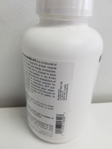 Source Naturals Malato De Magnésio 625 Mg, 200 Cápsulas - Imagem 5