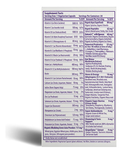 Multivitamínico Paradise Superfood 60 Cápsulas - Imagem 7