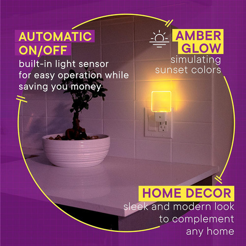 Harth Kids Night Light Plugue Na Parede | Lâmpada Noturna E - Imagem 5