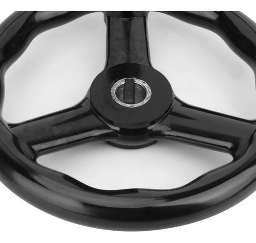 Y Volante De Torno De Baquelite Antiderrapante Preto De 3 - Imagem 9