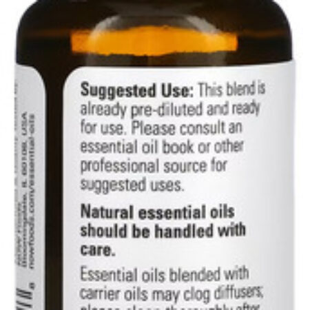 Mistura De Óleo De Helichrysum Now Foods 30ml Importado 5un - Imagem 4