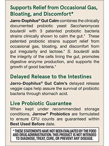 Jarrow Formulas Jarro-dophilus Gut Calm Probiotic - 3 Bilhõe - Imagem 10