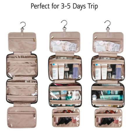 Necessaire Viagem Bolsa Travel Maquiagem Gancho Divisórias - Imagem 5