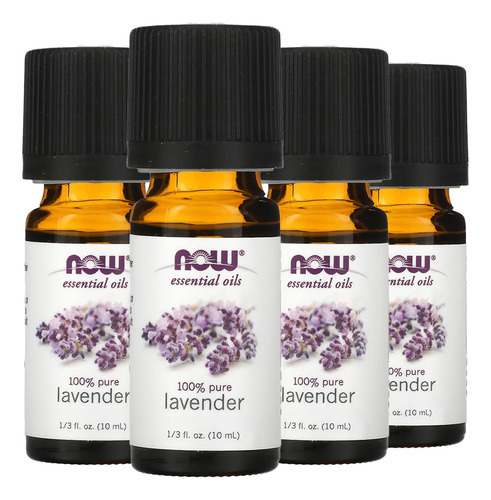 Óleo De Lavanda Now Foods 10ml 100% Puro Importado 4un