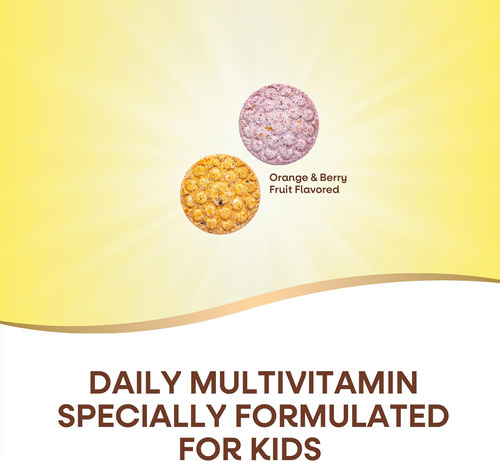 Natureza Viva! Multivitamínico Mastigável Diário Para Crianç - Imagem 3