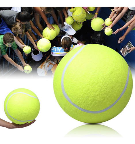 Bola De Tênis Gigante 24 Cm Pet Toy Assinatura Jumbo Big Ten - Imagem 3