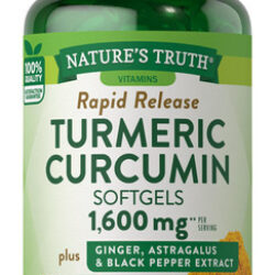 Suplemento Nature&quots Truth Curcuma Curcumina 1600mg 60 Cápsul