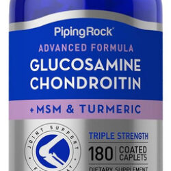Piping Rock Glucosamina Condroitina Com Cúrcuma E Msm | 180
