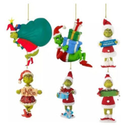Nuevo 6 Grinch Doll Christmas Decoration Tree Hanging
