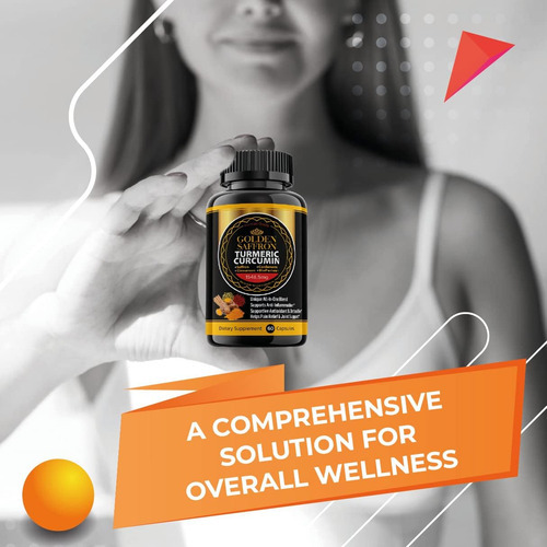 Suplemento De Curcumina De Cúrcuma Golden Saffron Com Bioper - Imagem 4