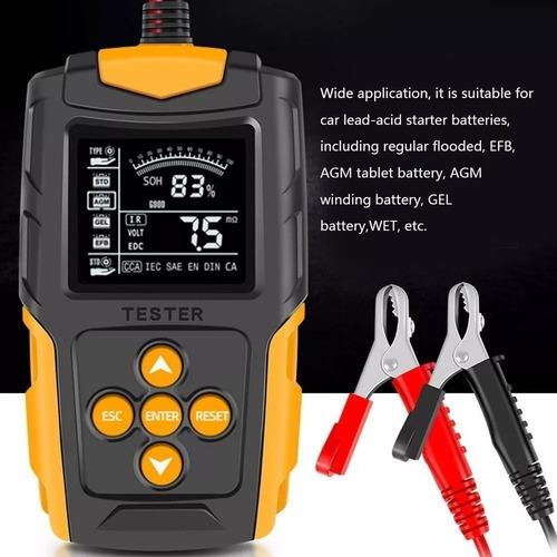 . Analisador De Bateria Lcd Digital 12v/24v - Imagem 2