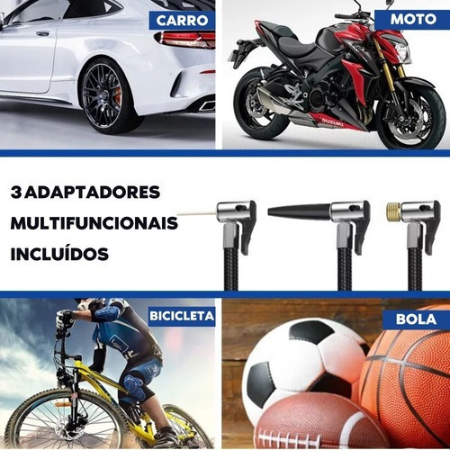 Bomba De Enchimento De Pneus De Motocicleta Elétrica De 150 - Imagem 8