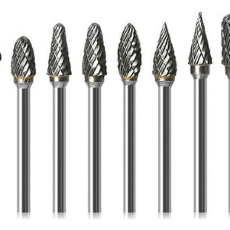 Kit 10 Ponta Montada Fresa Tungstênio Retifica Metal - Imagem 4