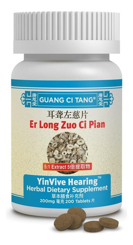 Er Long Zuo Ci Pian (audição Yinvive) 200 Mg 200 Comprimido