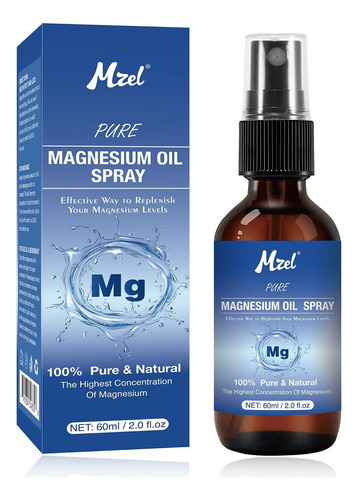 Spray De Óleo De Magnésio Puro, Spray De Magnésio Orgânico P