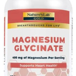 Natures Lab Gold Magnésio Glicinato 400 Mg - Suporta Saúde