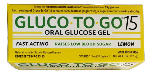 Gluco Para Ir 15 - Glicose Em Gel De Glicose Com Sabor De Li - Imagem 5