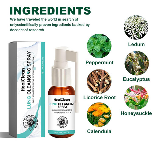 Spray De Limpeza De Pulmão De Healclean, Spray De Limpeza De - Imagem 6