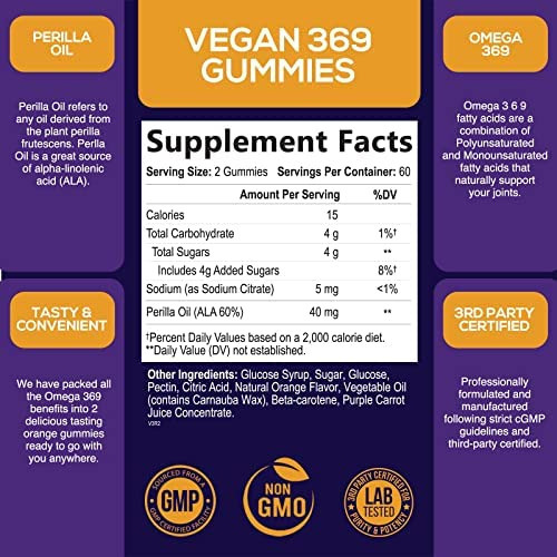 Gomas Veganas De Ômega 3 6 9 - Goma De Óleo Essencial Com S - Imagem 2