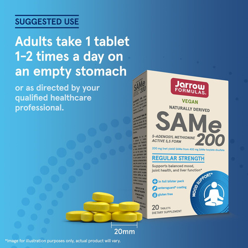Jarrow Formulas Same 200 Mg, Apoia A Saúde Das Articulações, - Imagem 7