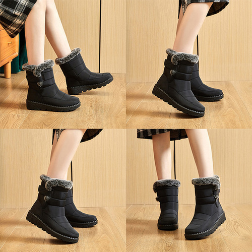 Botas De Neve Impermeáveis Femininas De Inverno - Imagem 6