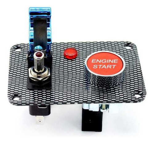 Botão De Partida Do Motor De Carro Painel Do Interruptor De - Imagem 9