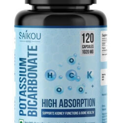 Suplemento De Potássio 1020 Mg De Bicarbonato De Potássio De