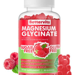 Bettervits 90 Ct Magnésio Glicinato Gomas 1000mg - Suplement