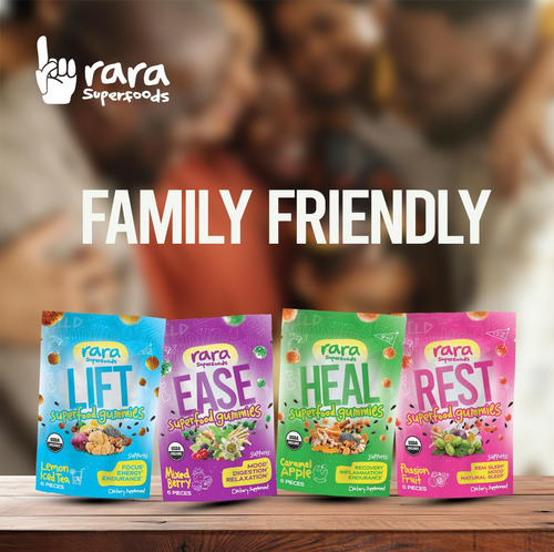 Rara Superfoods Rest Usda Organic Gummies Suplemento Natural - Imagem 6