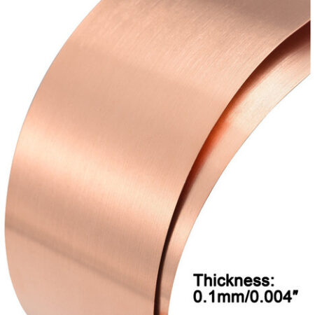 Folha De Cobre 1000 X 100 X 0,1 Mm, Rolo De Cobre, 1 Unidade - Imagem 3