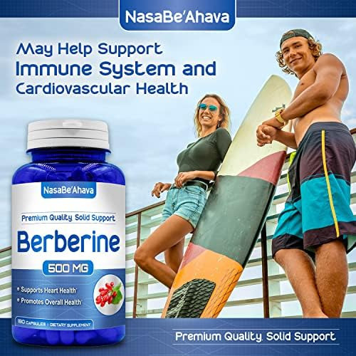 Complexo Nasabeahava Pura Berberina, 180 Cápsulas 500 Mg - Imagem 4