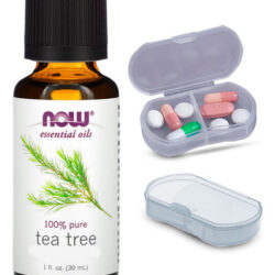 Now Foods Óleo Essencial Melaleuca 30ml + Porta Cápsulas