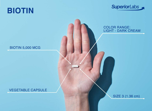 Superior Labs - Melhor Suplemento Natural De Biotina Não Ogm - Imagem 3