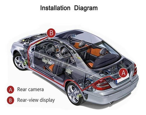 Monitor De Carro Com Visão Traseira De 7 Polegadas De - Imagem 9