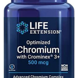 Life Extension Cromo Otimizado Com Crominex 3+ 500 Mcg Suple