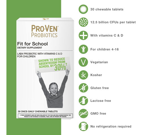 Pro-ven Probiotics Probiótico Infantil Com Vitamina C Para S - Imagem 2