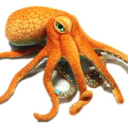 55cm Gigante Simulado Polvo Brinquedo De Pelúcia Lifeli De A