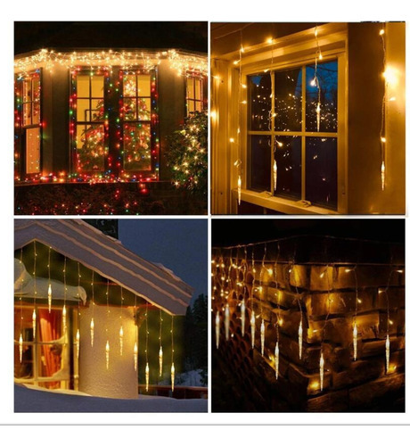 Lâmpada De Cortina Decorativa De Natal 3.5m — foto 9 Lâmpada De Cortina Decorativa De Natal 3.5m - Imagem 9