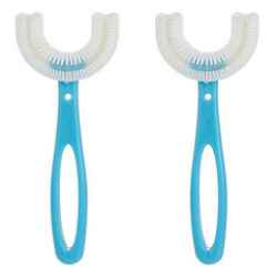 Escova De Dentes Macia Infantil 360° Silicone U-shap16 4 Pcs