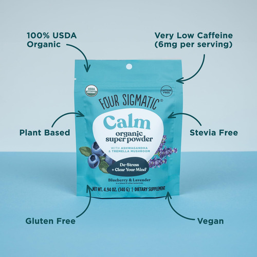 Quatro Sigmatic Calm Super Powder Orgânico Superalimento Em - Imagem 2