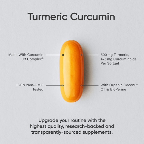 Suplemento De Pesquisa Esportiva Cúrcuma Curcumina C3 500mg - Imagem 5