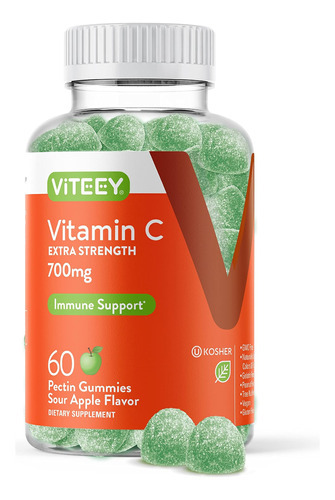 Vitamina C Viteey 700mg 60 Gomitas