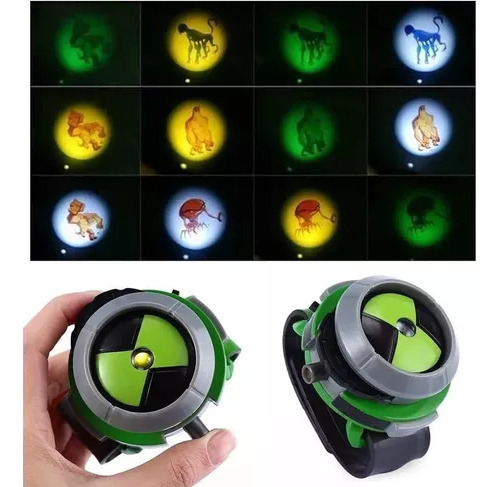 Qrelógio Projeção Ben 10 Omnitrix Brinquedo Infantil Glow - Imagem 5