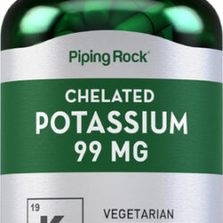 Suplemento De Potássio Quelatado 99 Mg | 250 Cápsulas | Gluc