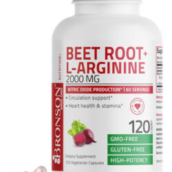 Raiz De Beterraba Bronson + L-arginina 2000 Mg Produção De