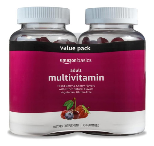 Multivitamínico Básico Para Adultos, 300 Gomas, Suplemento