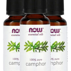 Óleo De Cânfora Now Foods 30 Ml Puro Importado 3un