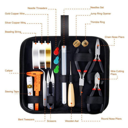 Kit De Ferramentas Para Fabricação De Joias, Alicates, Fios - Imagem 2