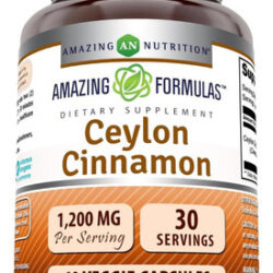 Fórmulas Incríveis De Canela De Ceilão 1200 Mg Por Porção |