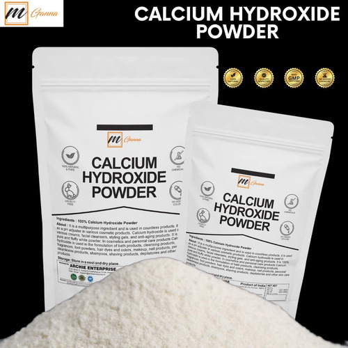 Pó De Hidróxido De Cálcio 100% Natural Para Alimentos E Cosm - Imagem 2